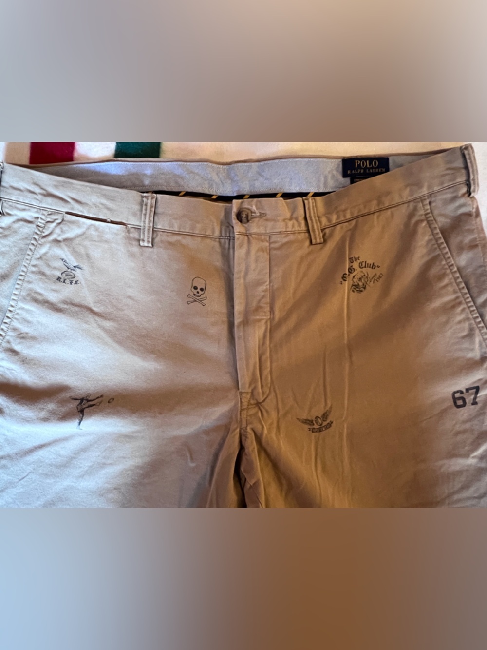 Ralph Lauren Polo All over Print Chino -Football